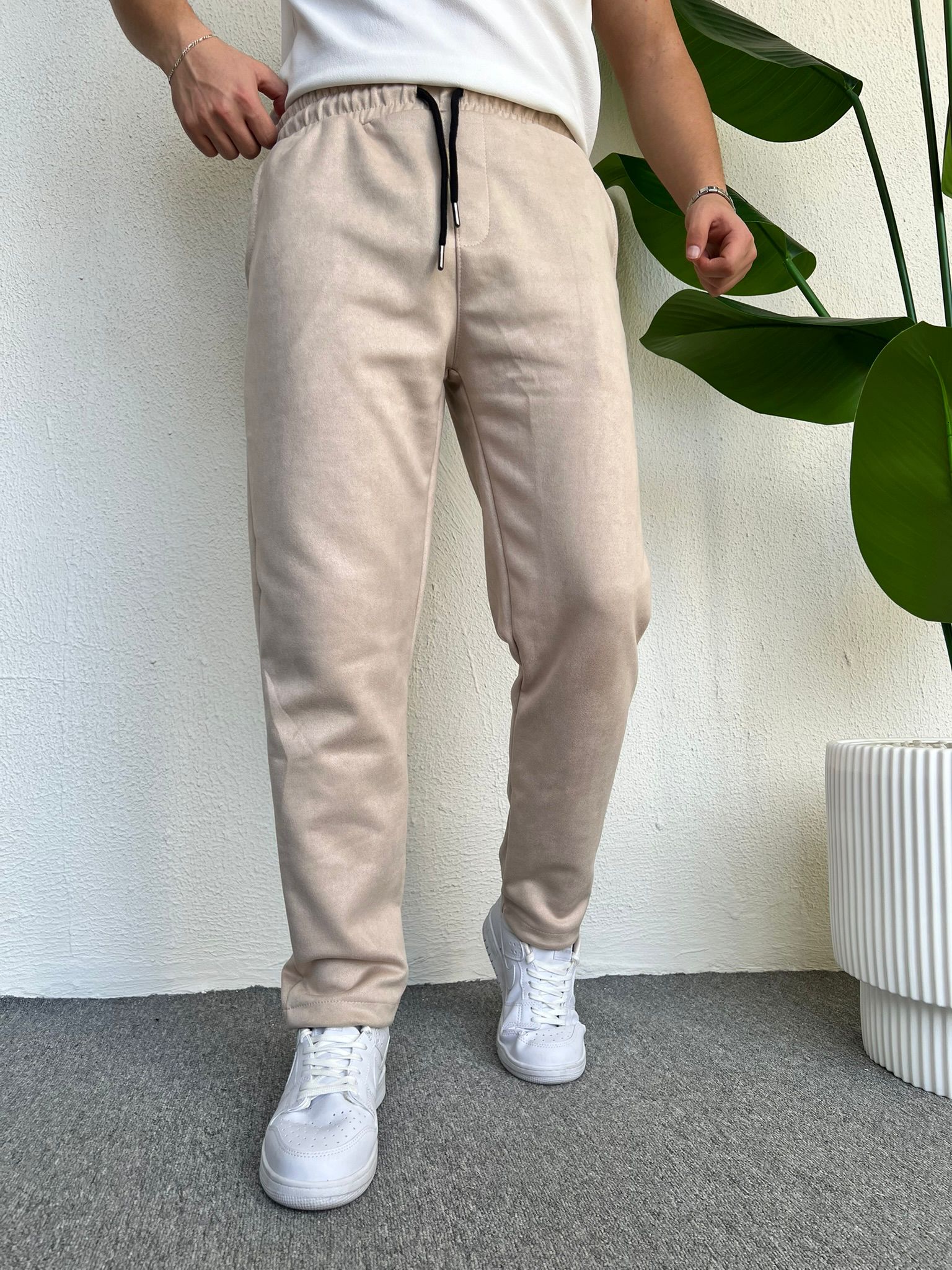 SÜET JOGGER PANTOLON